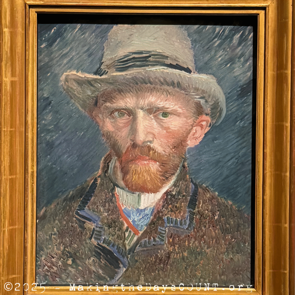 Vincent Van Gog - Self-portrait, Rijksmuseum, Amsterdam July 20, 2025